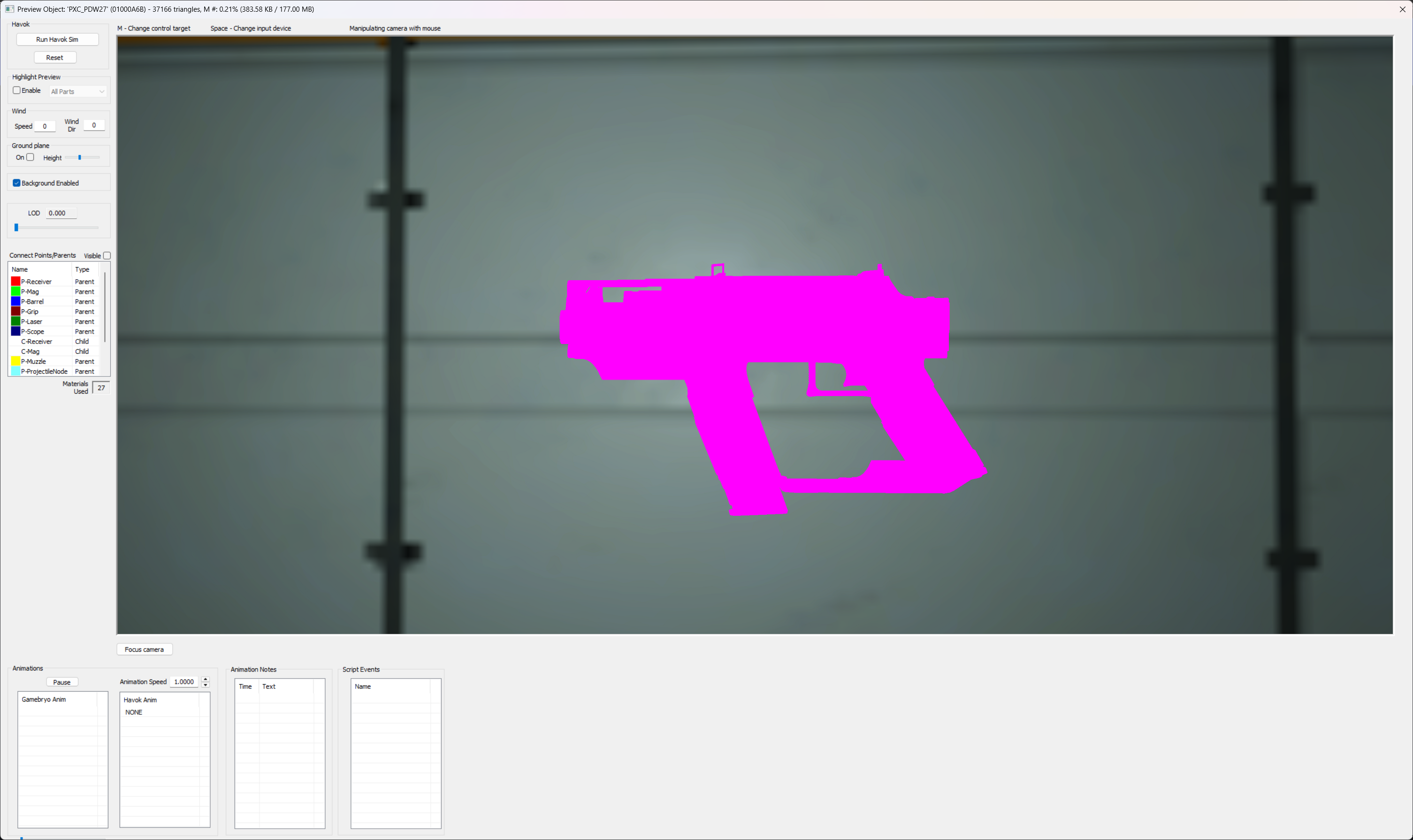 Rotate the model