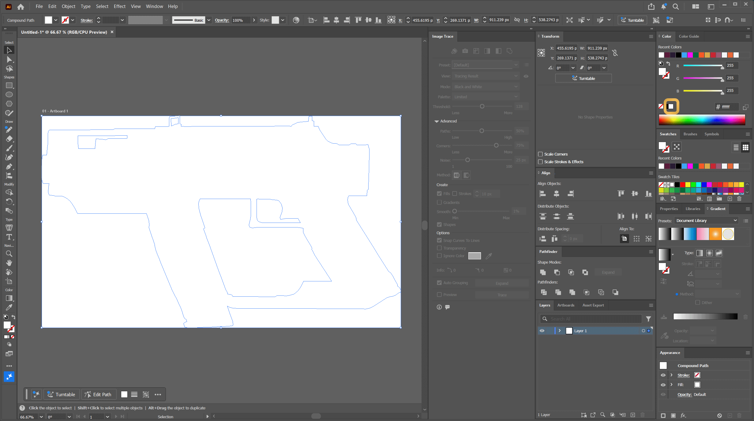 Recolor the Shape