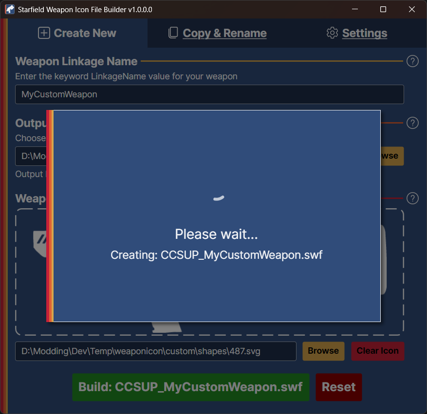 Build your icon file
