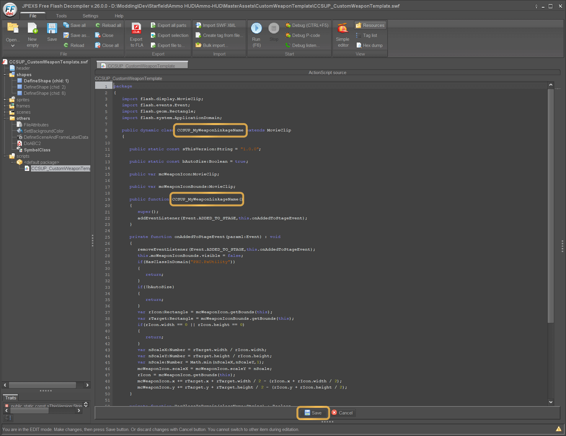 Replace CCSUP_CustomWeaponTemplate in two spots