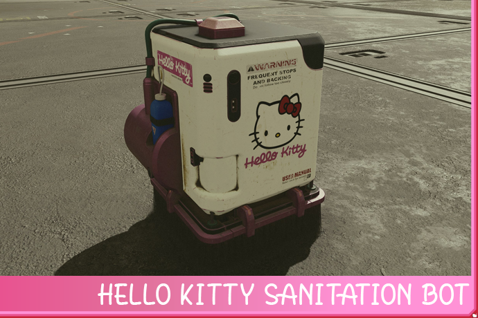 Hello Kitty Sanitation Bot
